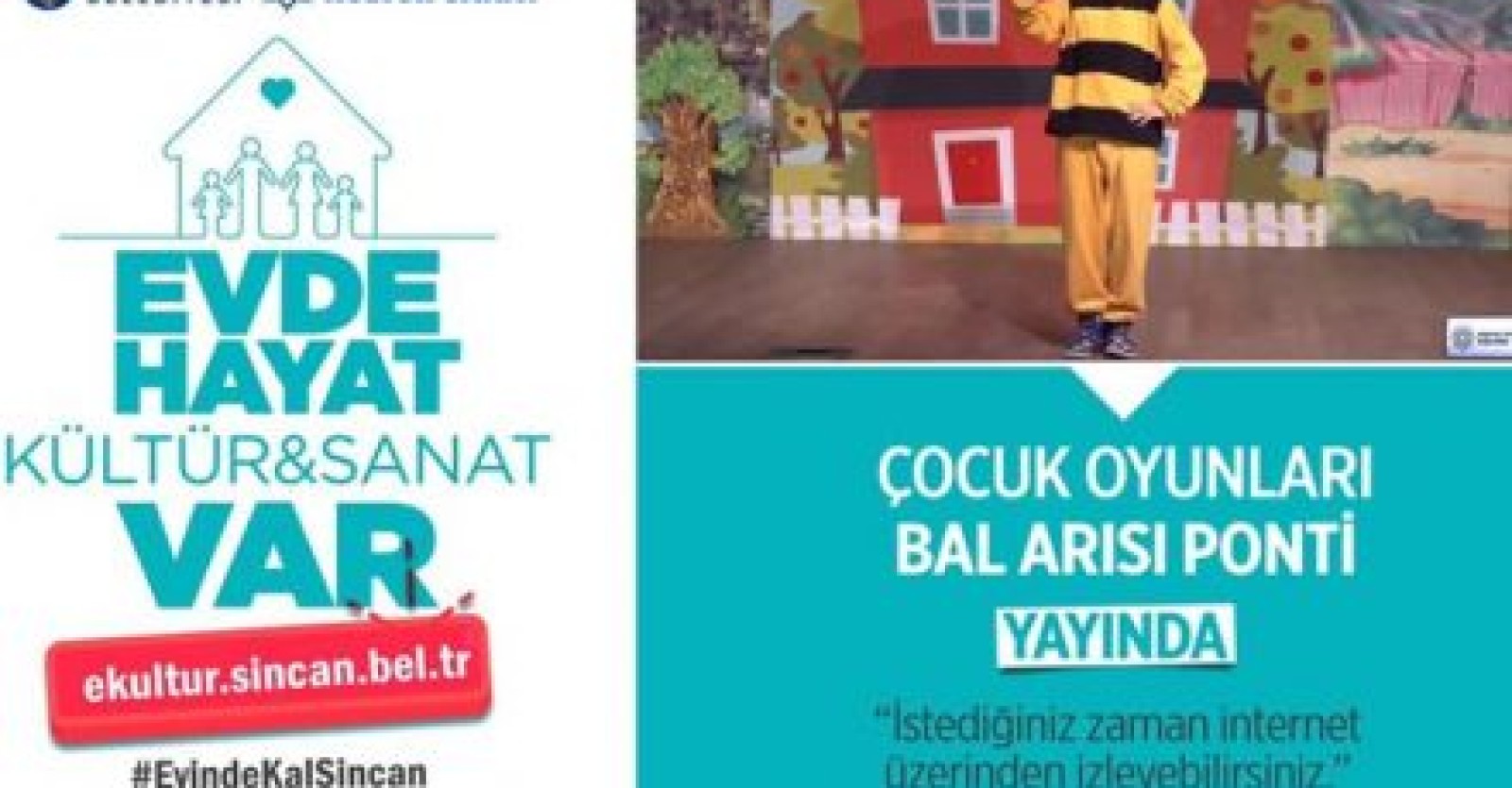 Çocuk tiyatromuz “Bal Arısı Ponti” e-kültür sayfamızda yayında!.
