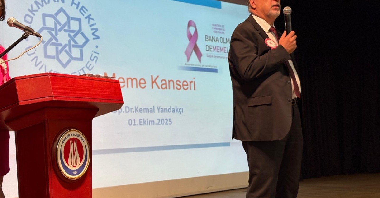SİNCAN BELEDİYESİ “MEME KANSERİ” FARKINDALIK PROGRAMI DÜZENLEDİ