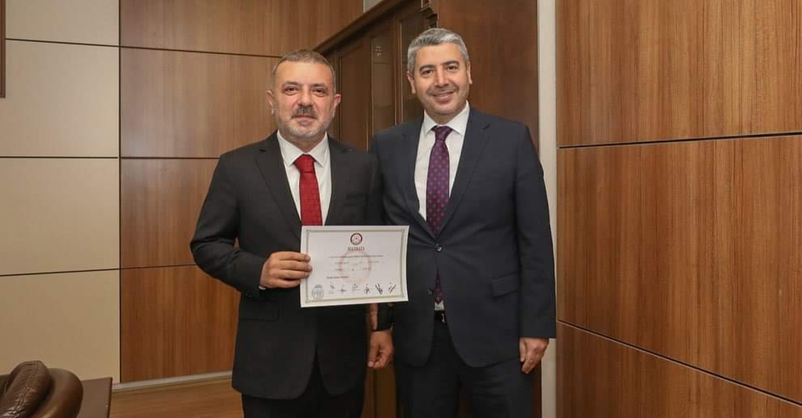 BAŞKAN MURAT ERCAN MAZBATASINI ALDI