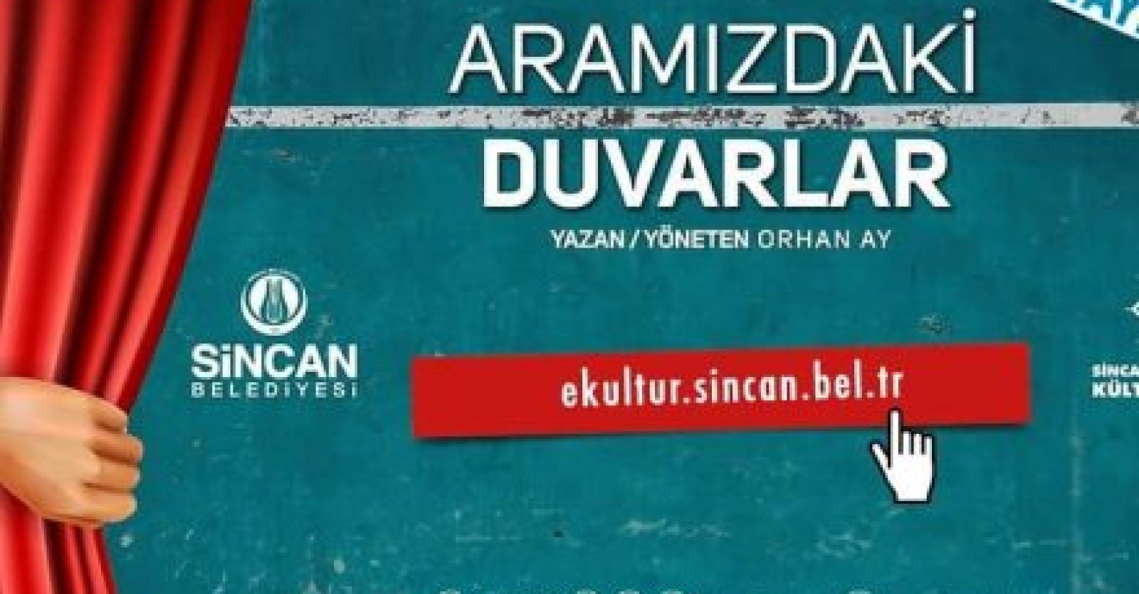 Sincan’da hafta sonu demek tiyatro demek! “Aramızdaki Duvarla” oyunumuz yayında!