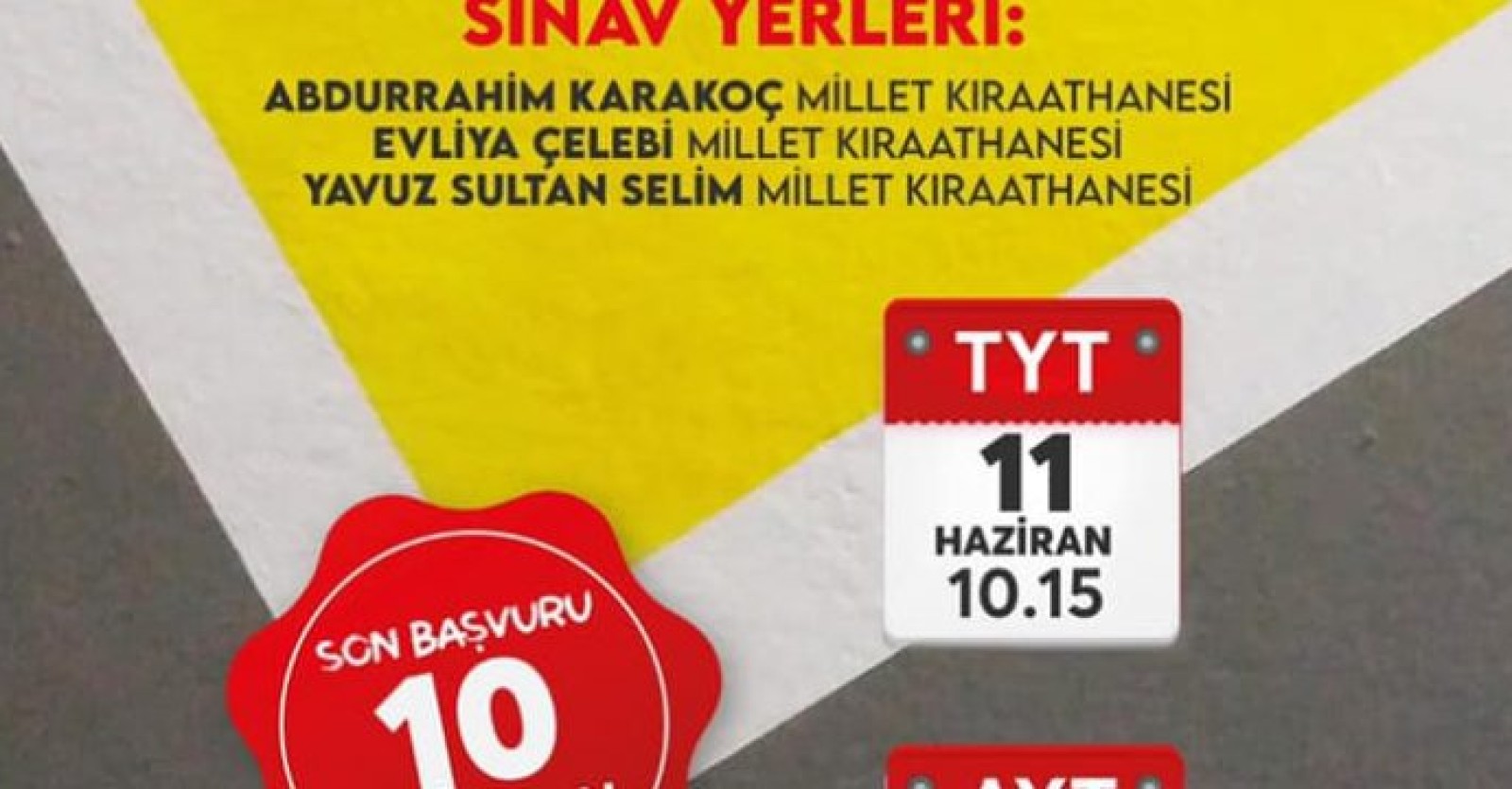 YKS sınavına hazırlanan öğrencilerimizin yanında olmaya devam ediyoruz.