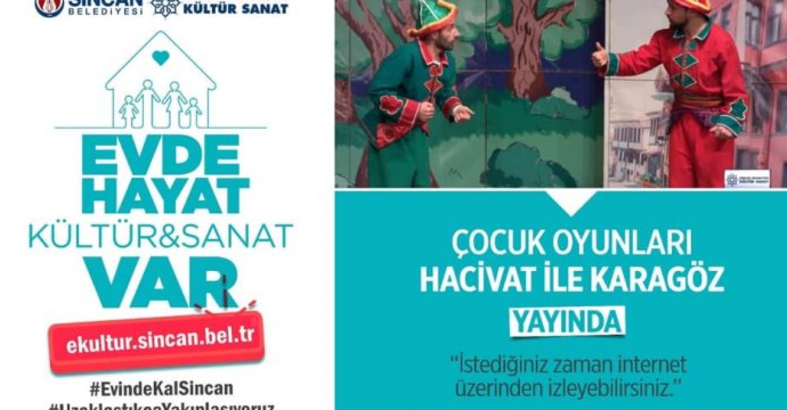 Haydi çocuklar evden tiyatro izlemeye!