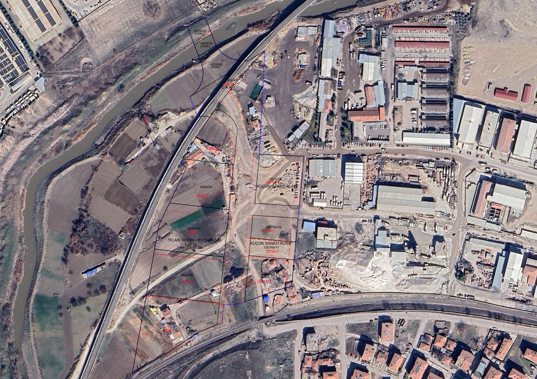 88217 Numaralı Parselasyon Planı (Ahi Evran Mahallesi)