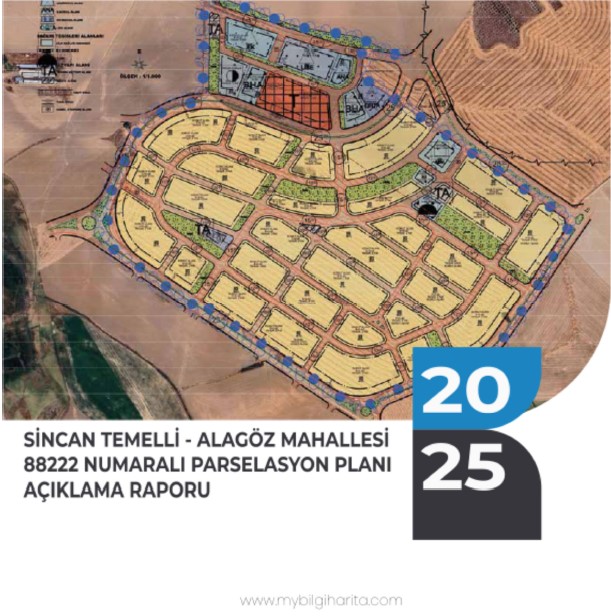 88222 NOLU PARSELASYON PLANI - TEMELLİ/ALAGÖZ MAH.
